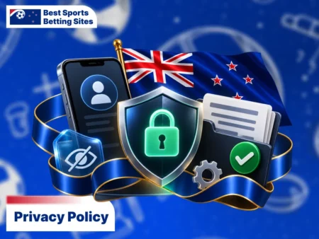 Privacy policy and protection of user data on a sports betting website.